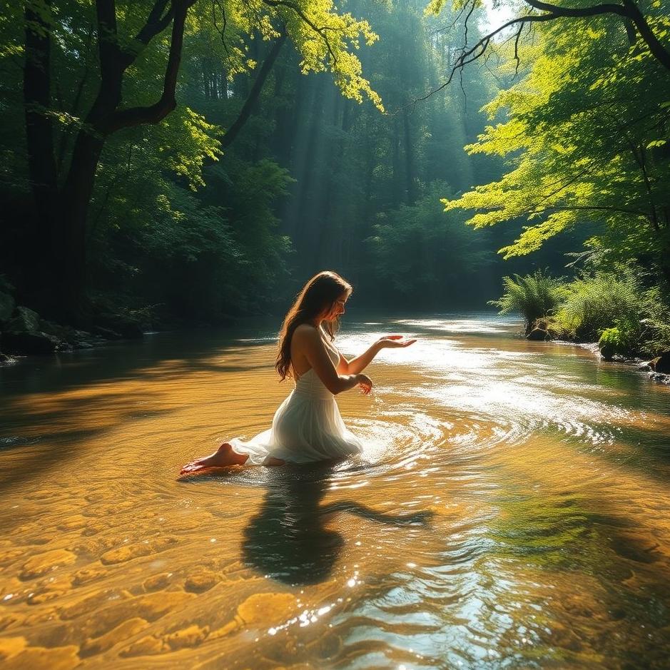 Dream : Cleaning the flowing water in the dream