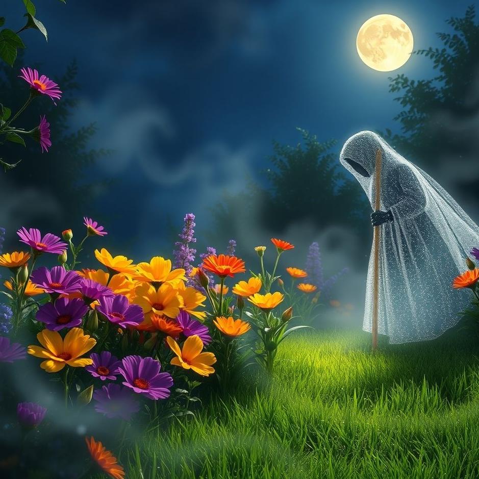 Dream : Cleaning the garden of the house in a dream