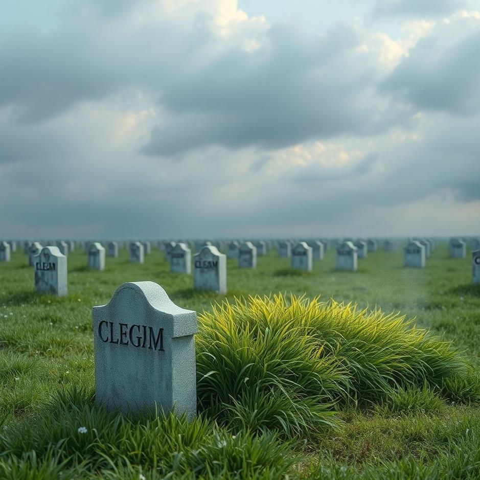 Dream : Cleaning the grass of the grave in a dream