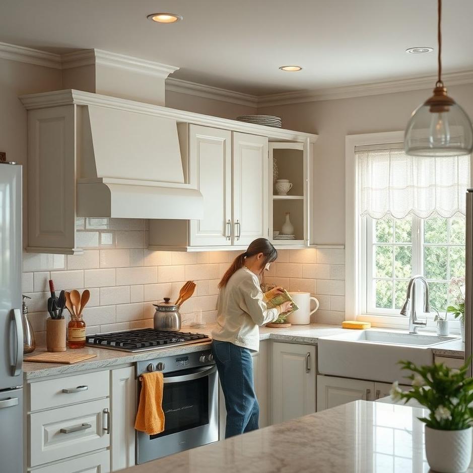 Dream Dictionary : Cleaning the kitchen of the house in a dream