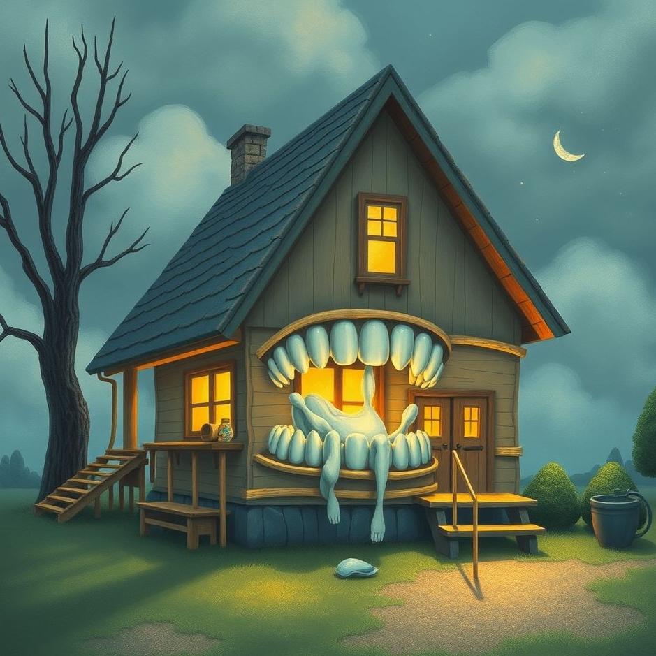 Dream : Cleaning the teeth of the house in a dream