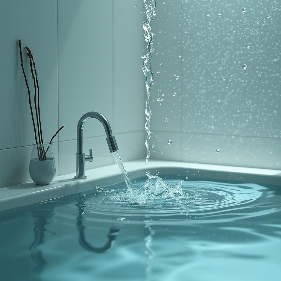 Dream : Cleaning the water at home in a dream