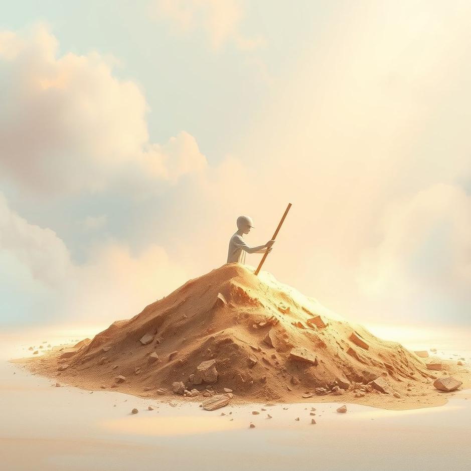 Dream : Cleaning up construction dirt in a dream