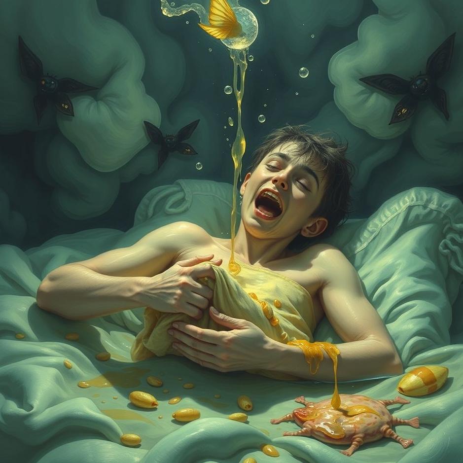 Dream : Cleaning up one's vomit in a dream