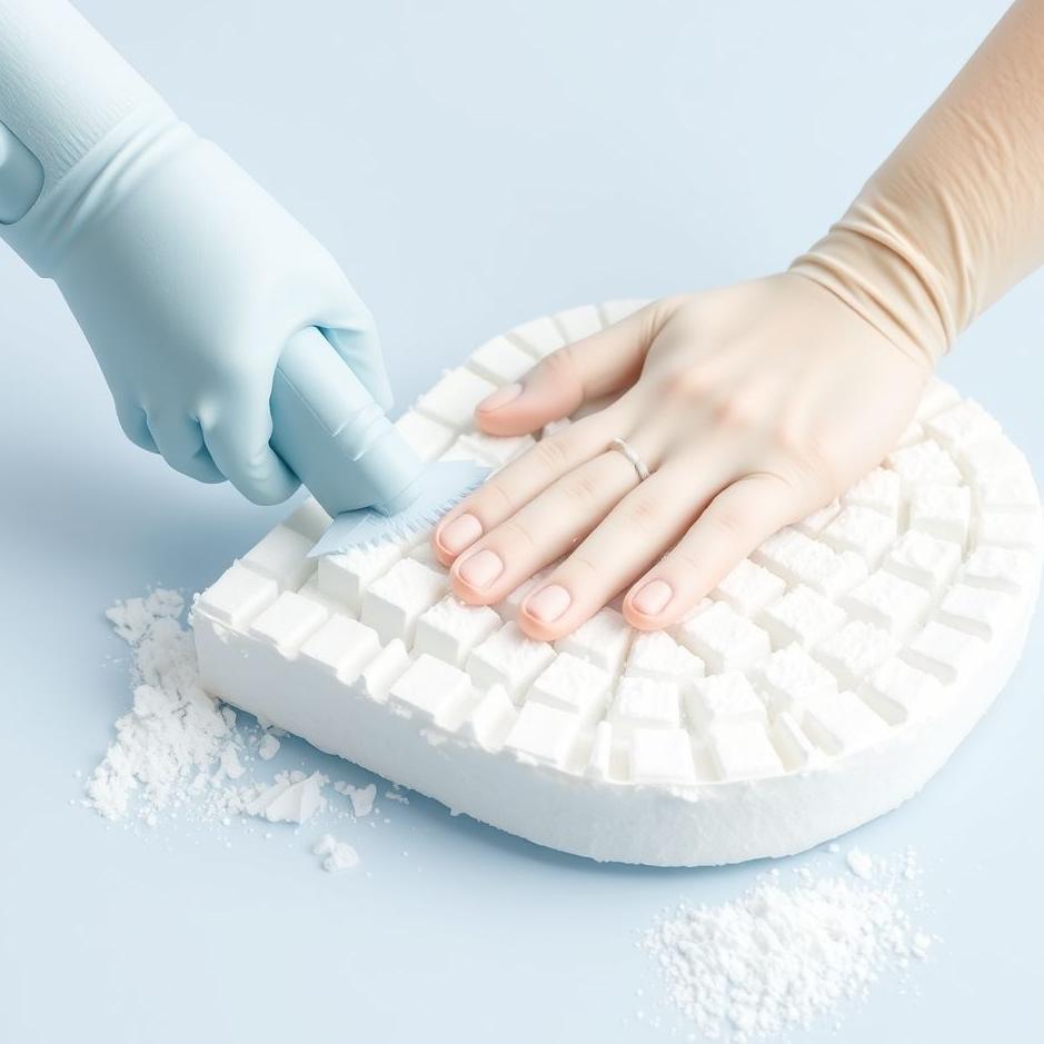 Dream : Cleaning white foam 