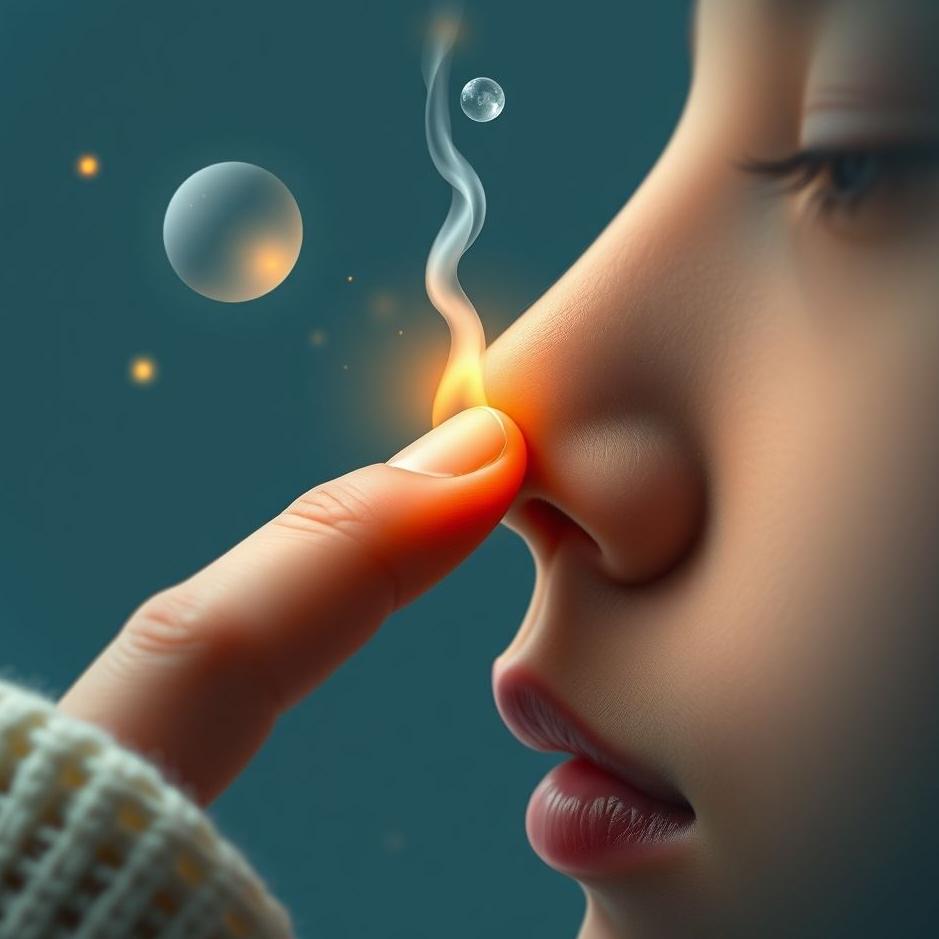 Dream : Cleaning your nose with your finger in a dream