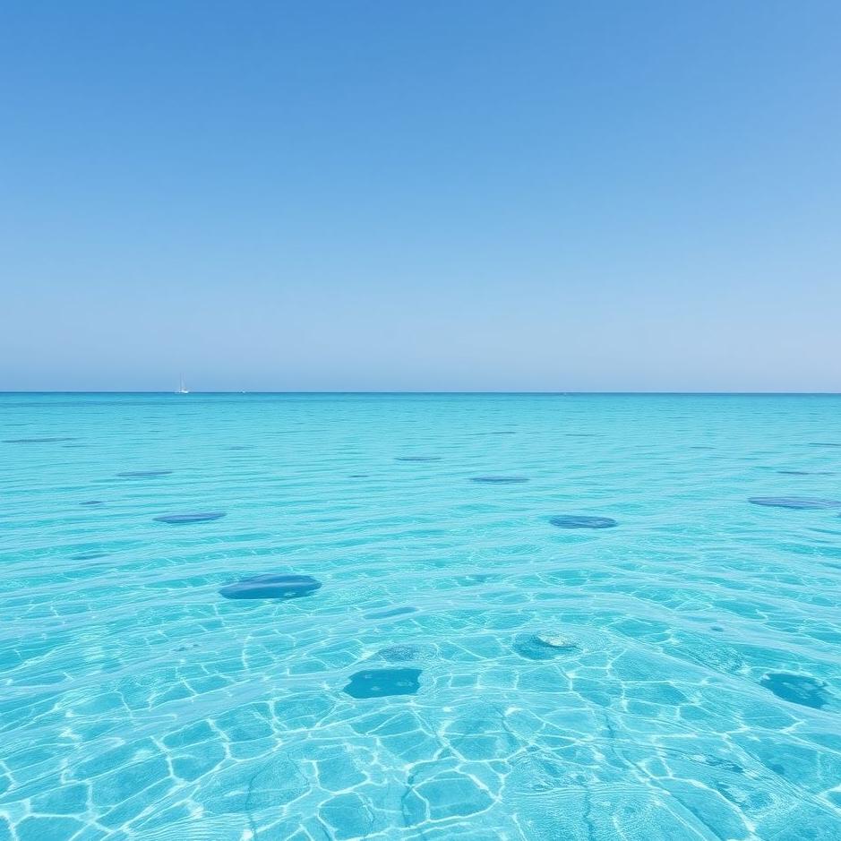 Dream : Clear blue sea in a dream