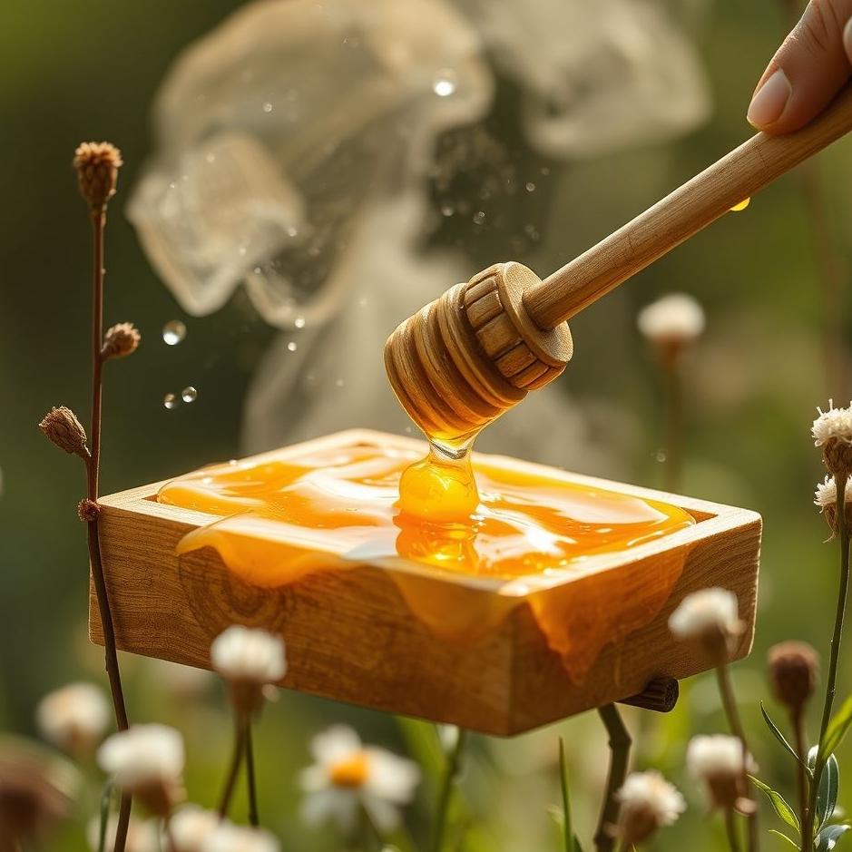 Dream : Clearing honey in a dream