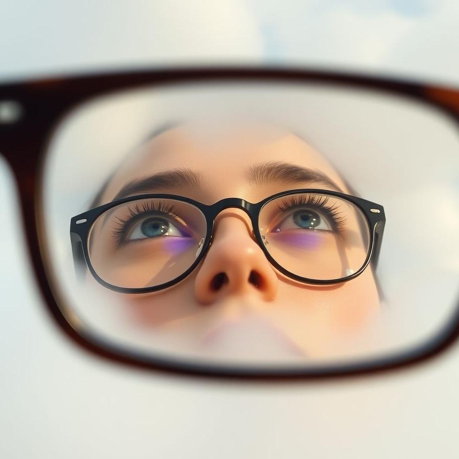 Dream : Clearly with glasses in a dream