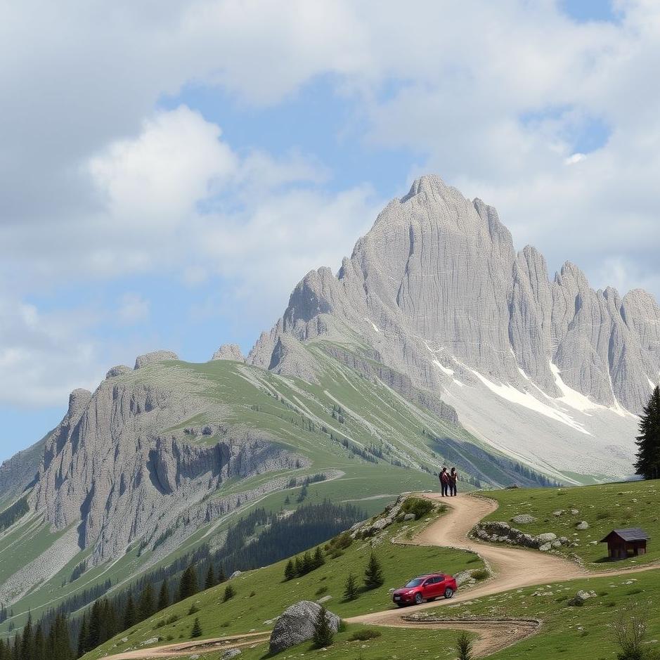 Dream : Climb the mountain by car