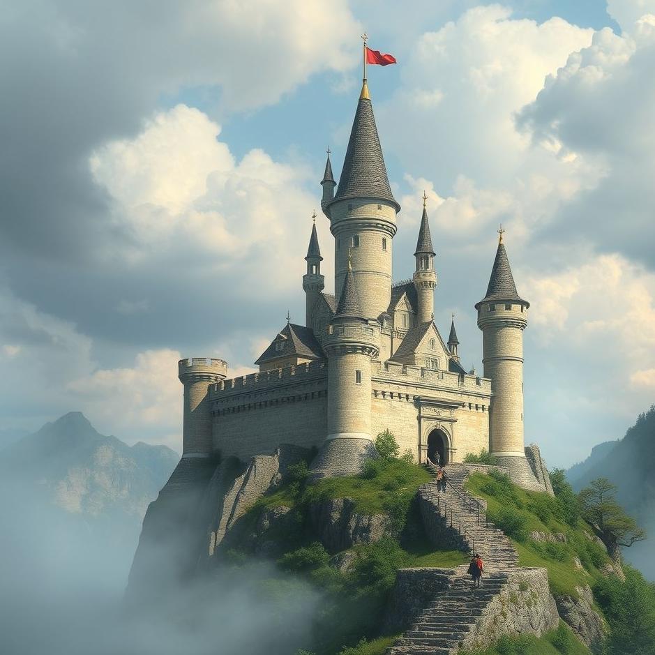 Dream : Climbing a castle in a dream