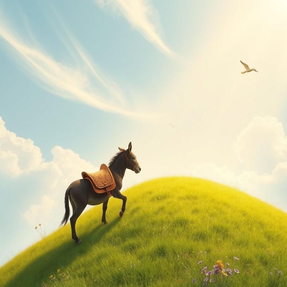 Dream : Climbing a hill with a donkey in your dream
