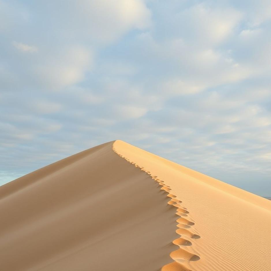 Dream : Climbing a sand dune in a dream