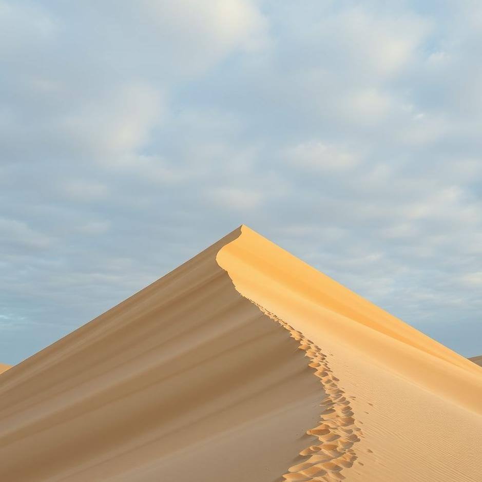 Dream : Climbing a sand mountain in a dream