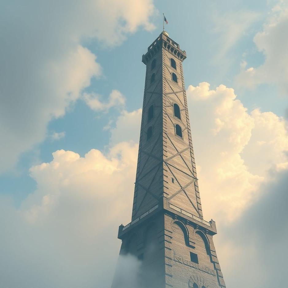 Dream : Climbing a tower in a dream