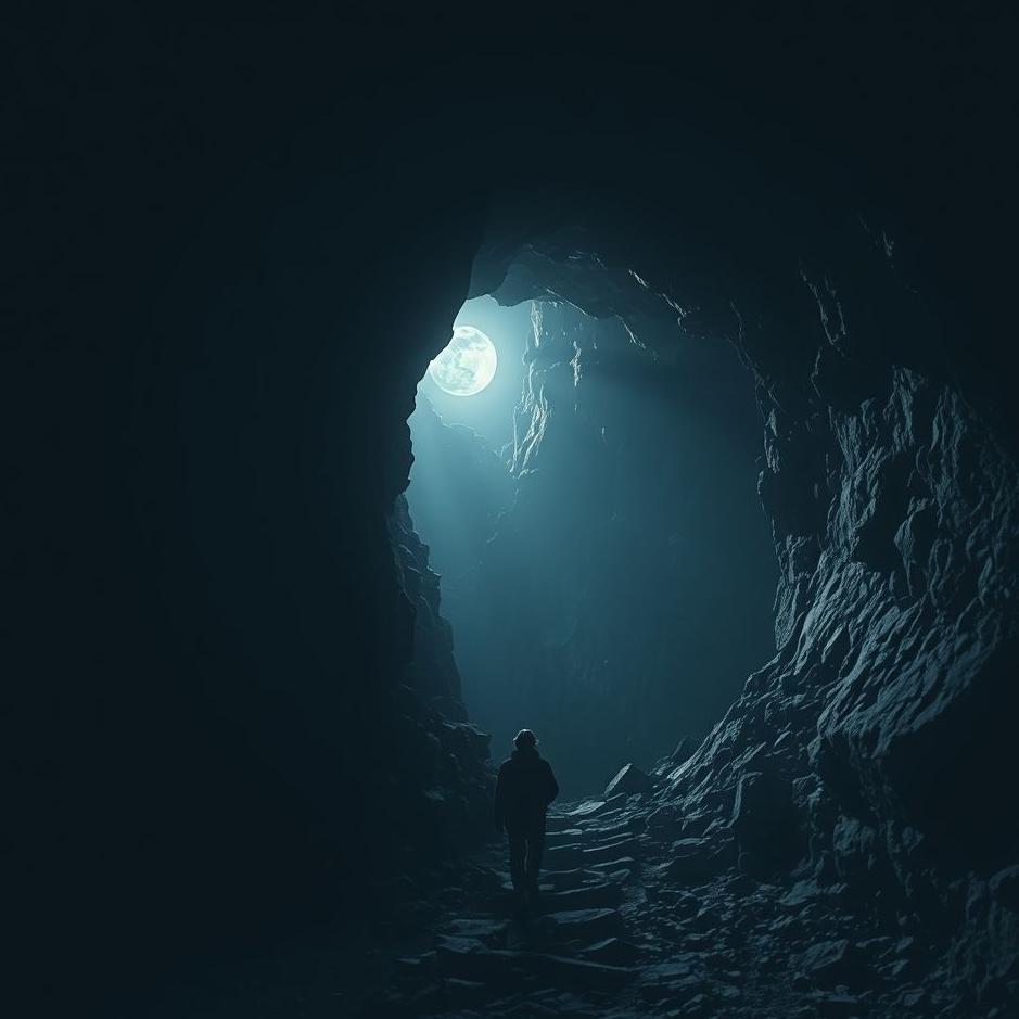 Dream : Climbing into a cave in a dream