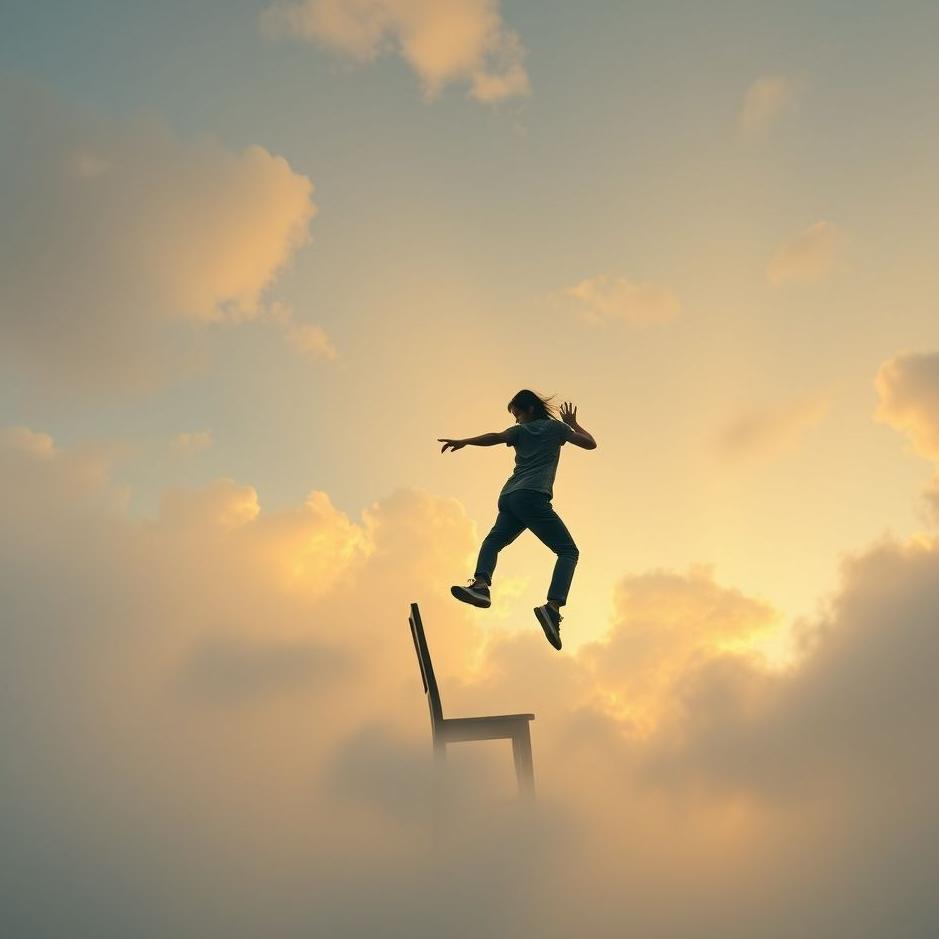 Dream : Climbing on a chair in a dream