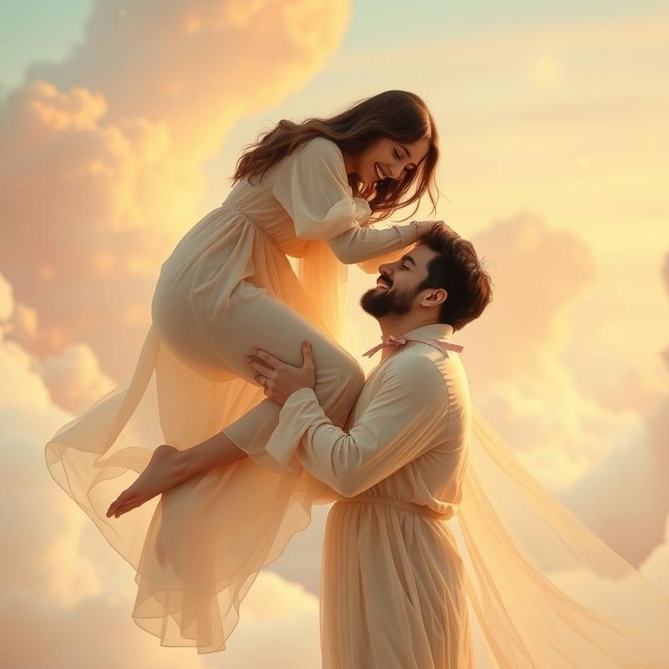 Dream : Climbing on your lover's shoulders in a dream