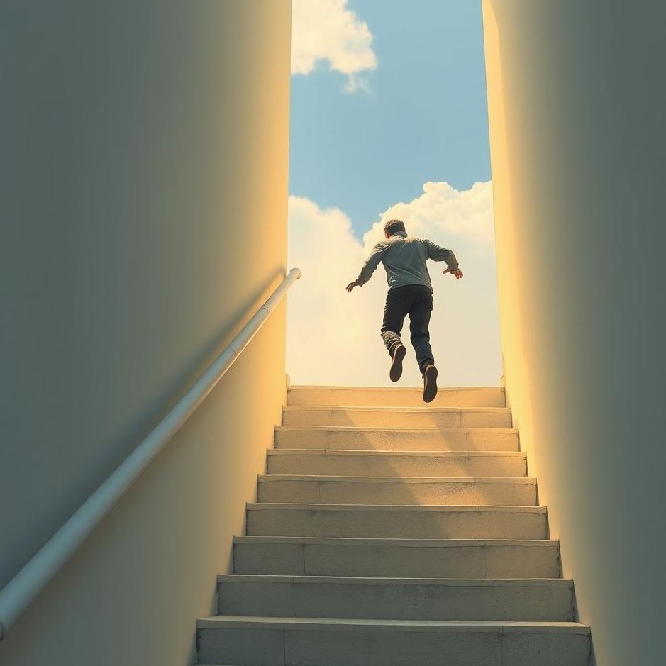 Dream : Climbing stairs quickly in a dream