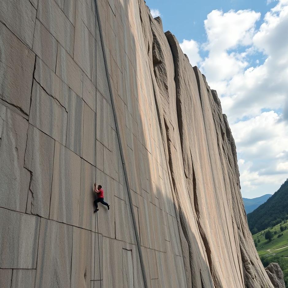 Dream : Climbing straight wall by car in the dream