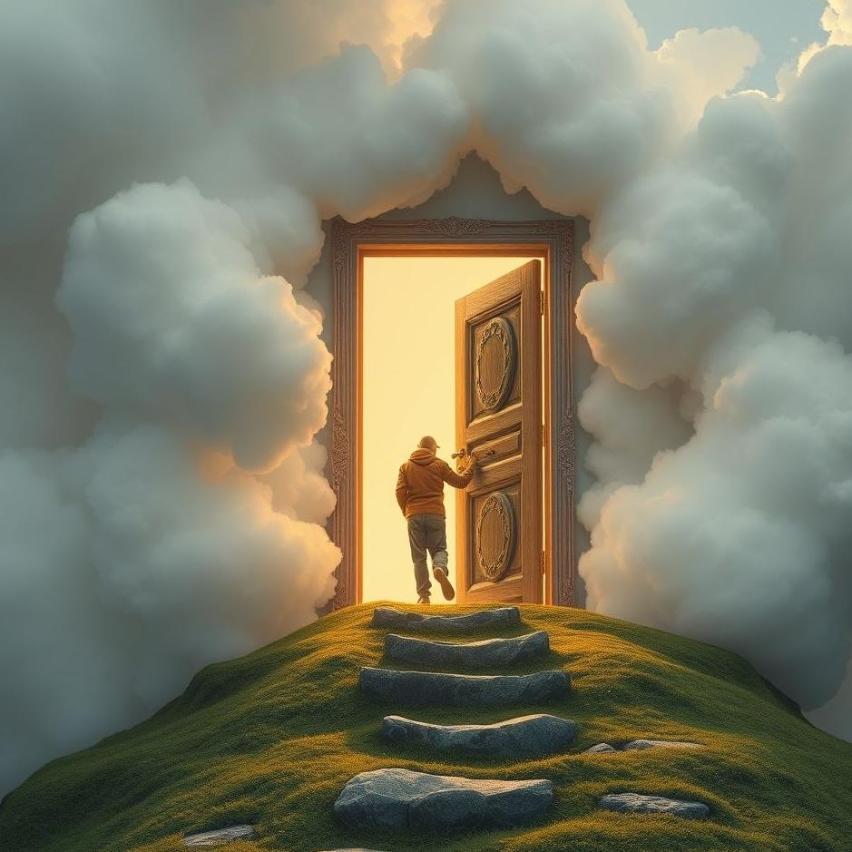 Dream : Climbing the door in a dream