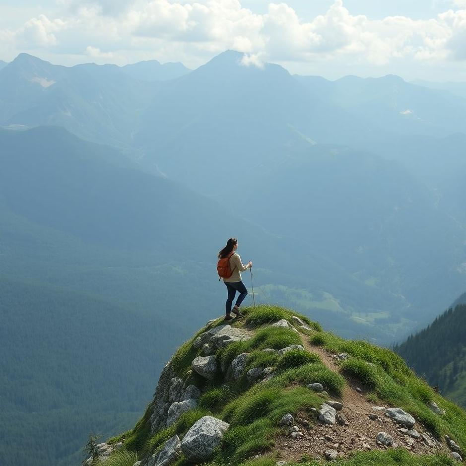 Dream : Climbing the mountains with your lover in a dream