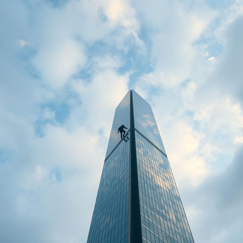 Dream : Climbing to the top of a skyscraper in a dream