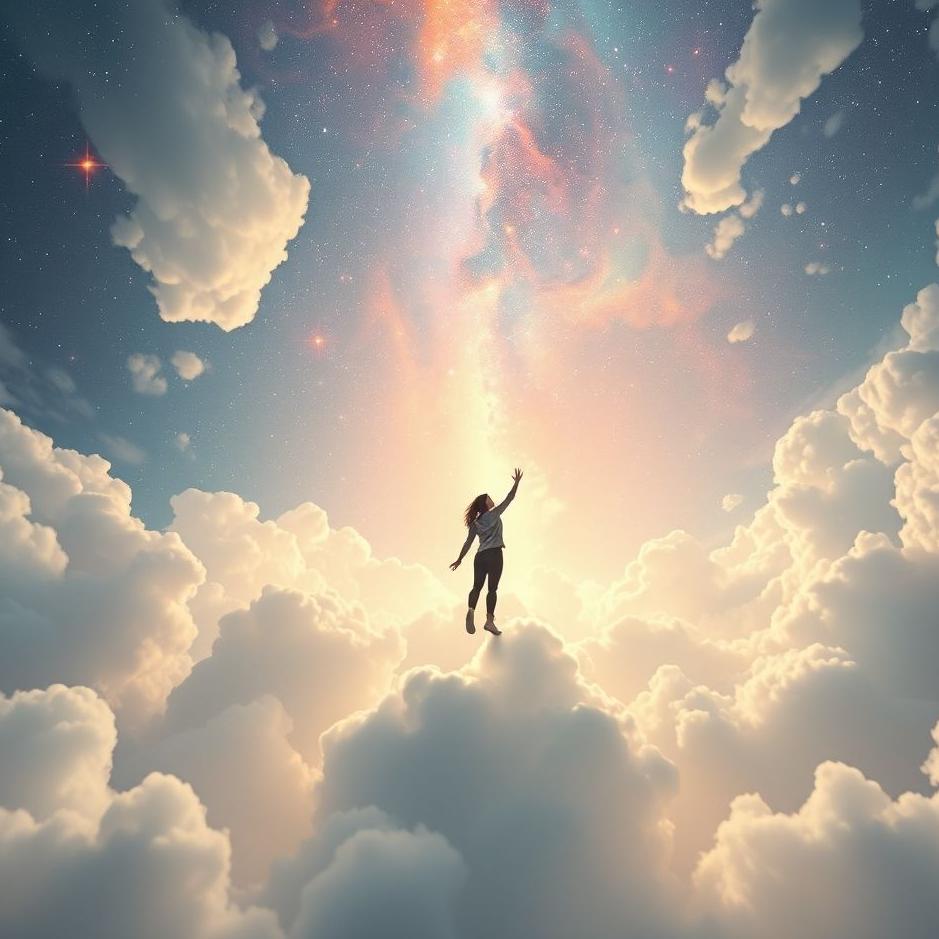 Dream : Climbing towards the sky in a dream