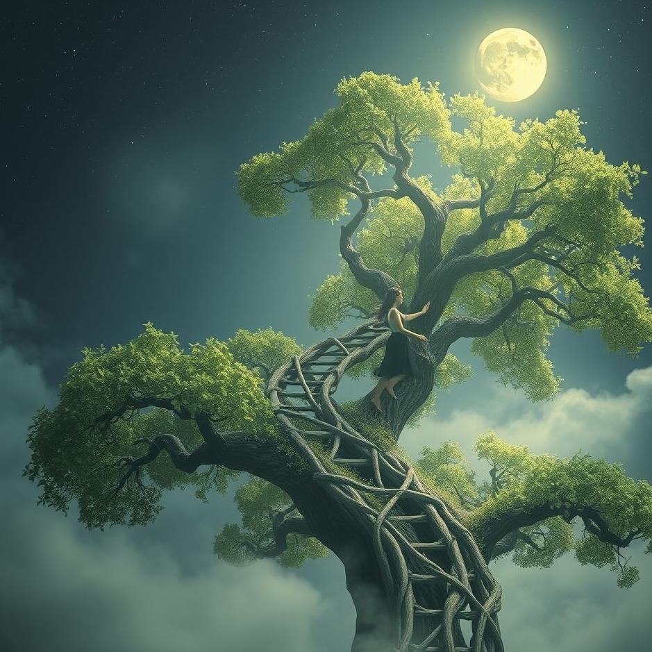 Dream Dictionary : Climbing tree ladder in the dream