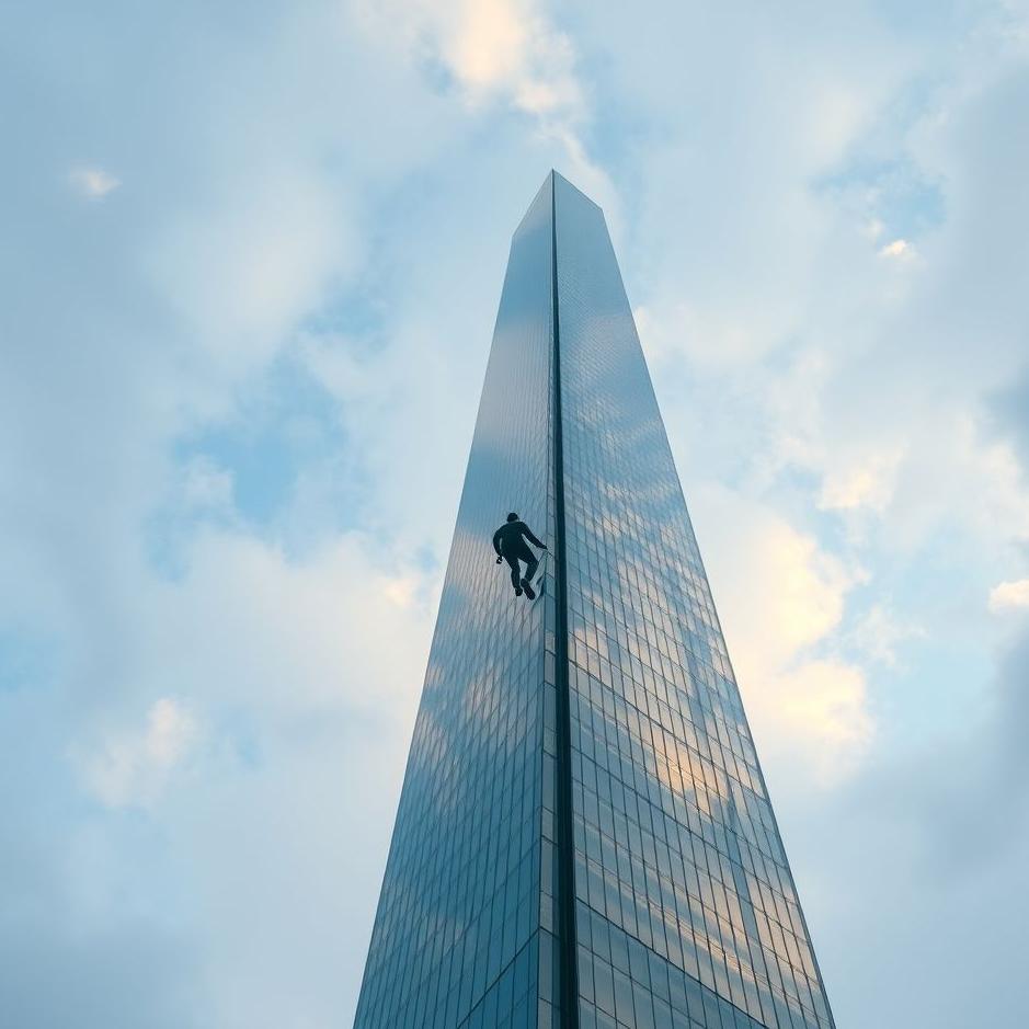 Dream : Climbing up a skyscraper in a dream