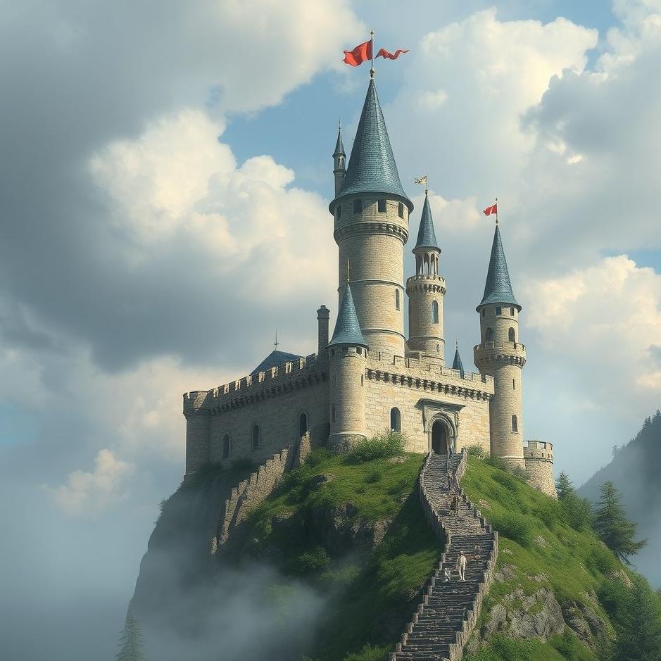 Dream : Climbing up the castle in a dream