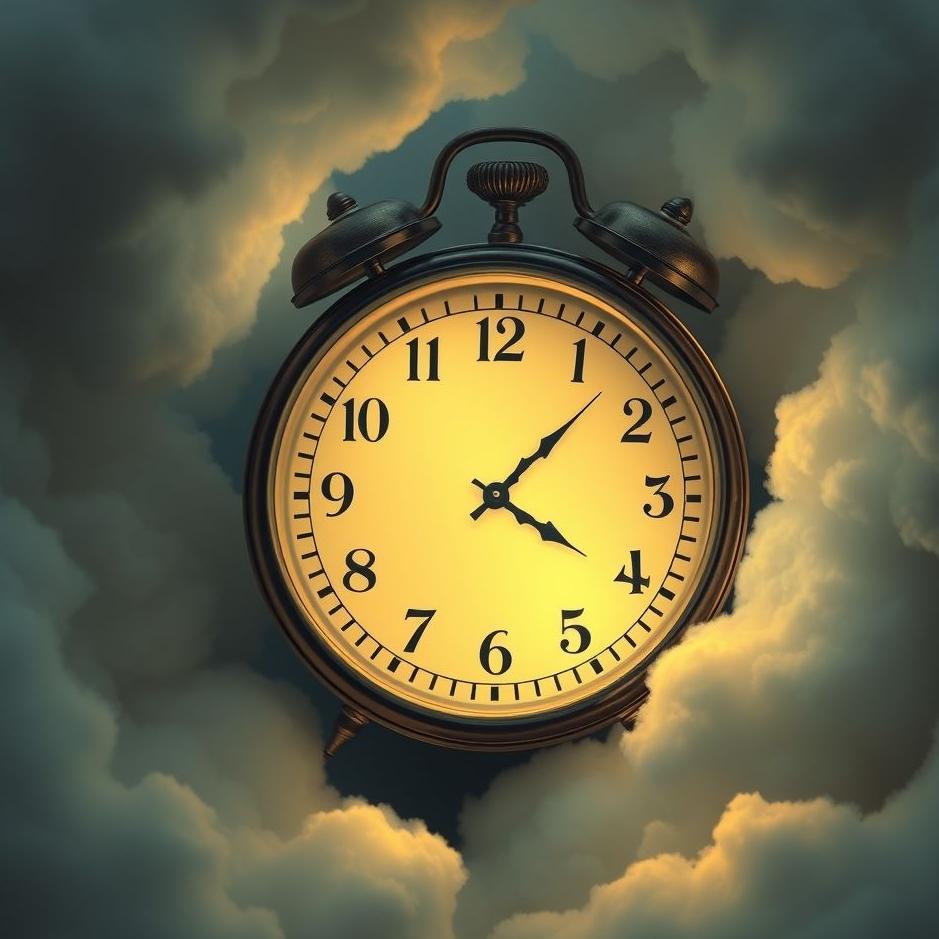 Dream : Clock being drawn in a dream