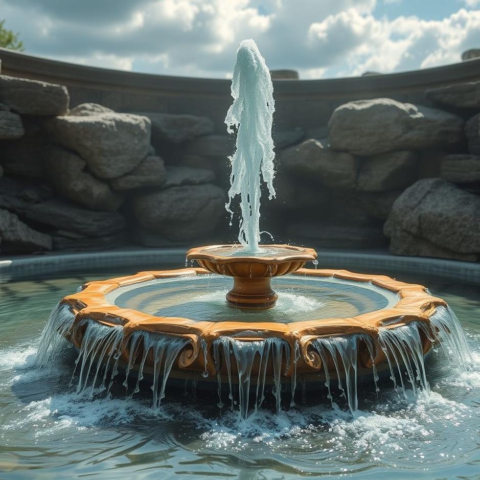 Dream : Close the fountain flowing in the dream