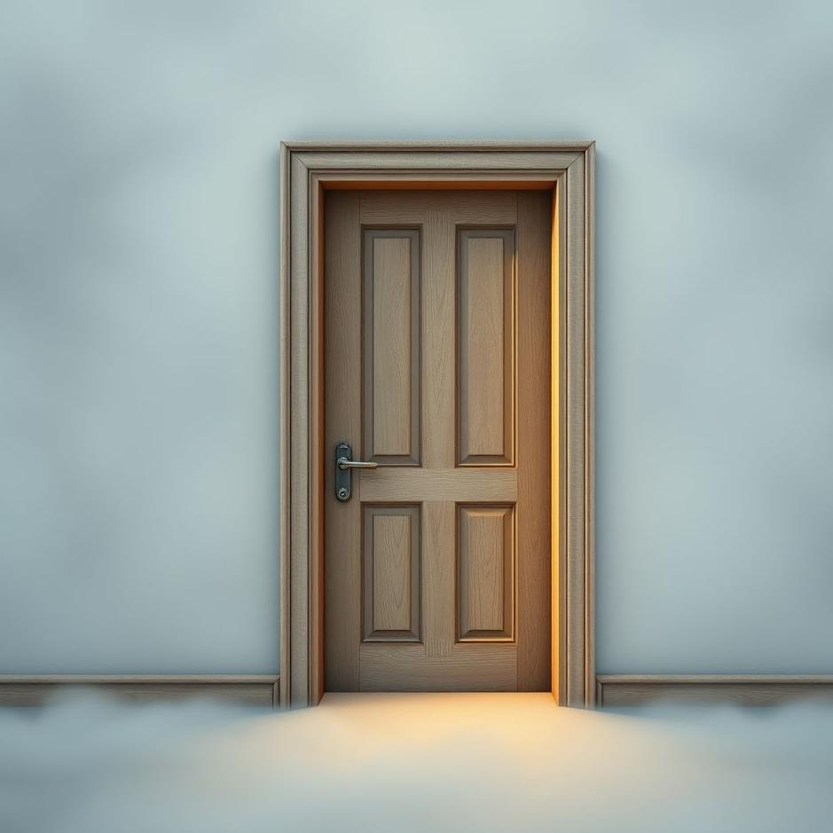 Dream : Closed door opening in a dream