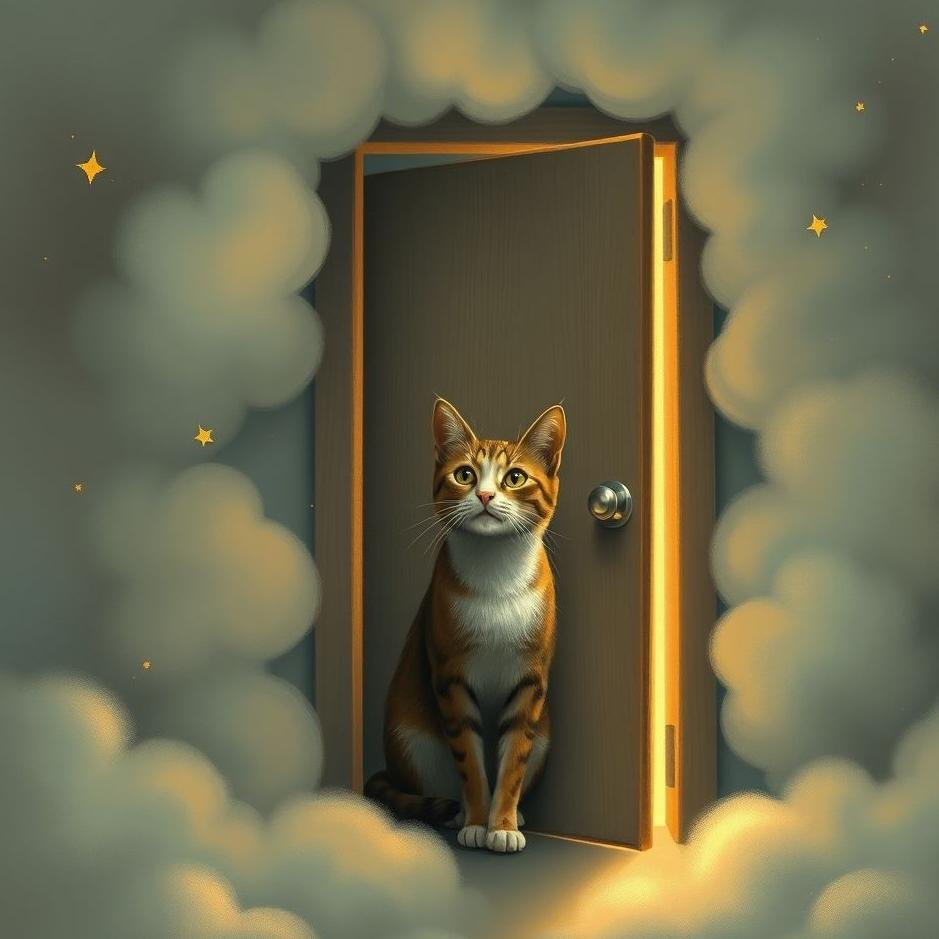 Dream : Closing a door to a cat in a dream