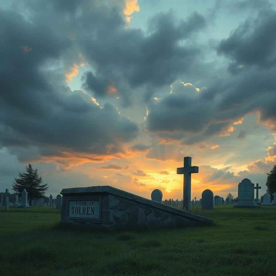 Dream : Closing your own grave in a dream