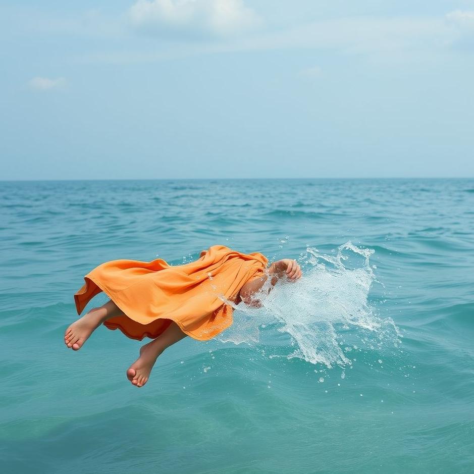 Dream : Clothes falling into the sea in a dream