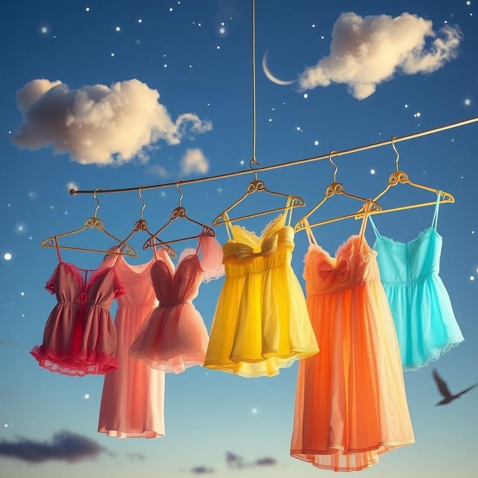 Dream : Clothes on the hanger in the dream