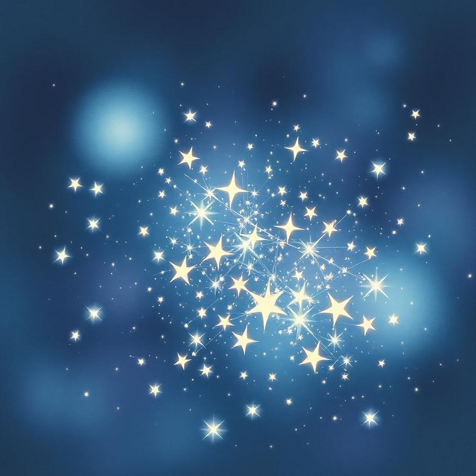 Dream : Cluster of stars in a dream