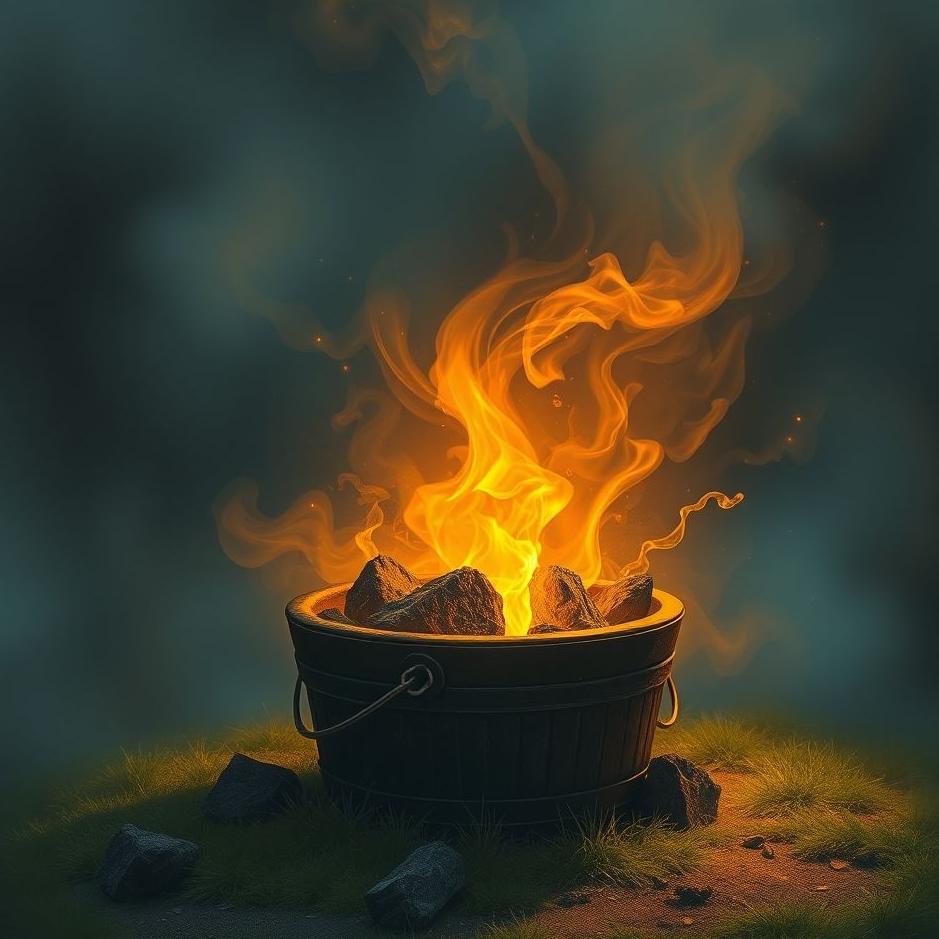 Dream : Coal bucket in a dream