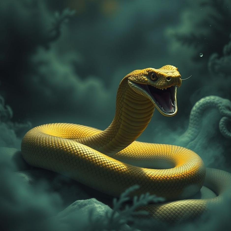 Dream : Cobra snake chasing you in a dream