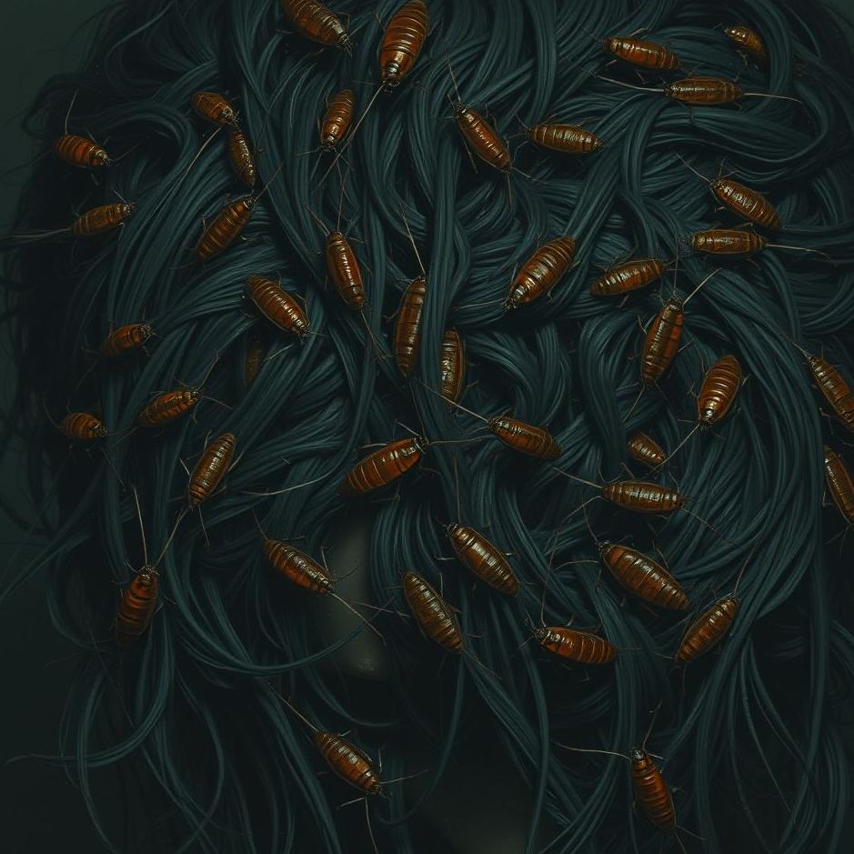 Dream : Cockroaches in your hair in a dream