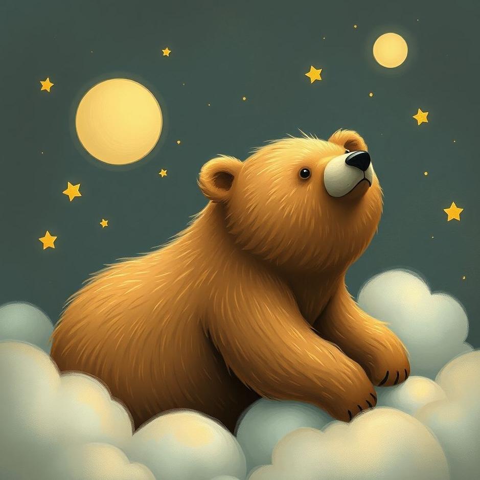 Dream : Coffee-colored bear in a dream