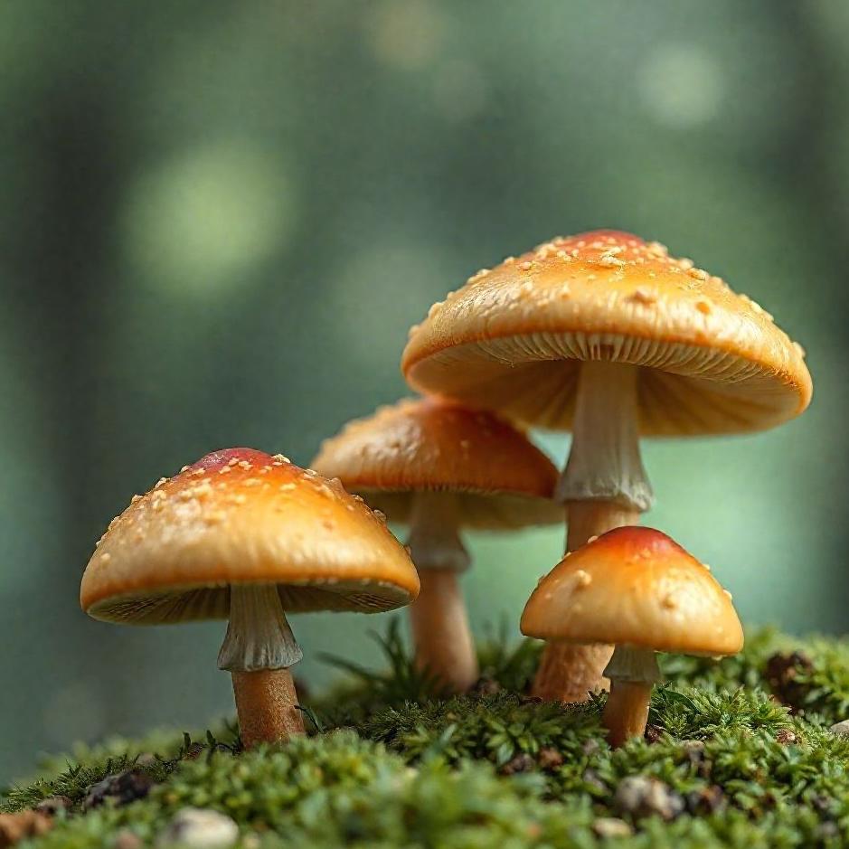 Dream : Coffee-colored mushrooms in a dream