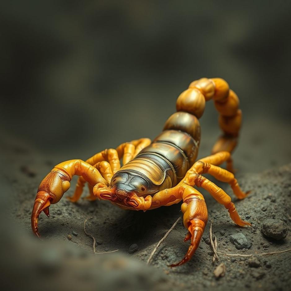 Dream : Coffee-colored scorpion in a dream