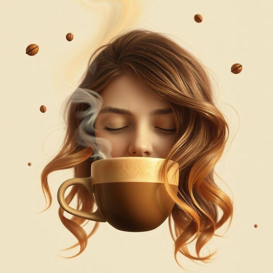 Dream : Coffee hair in a dream