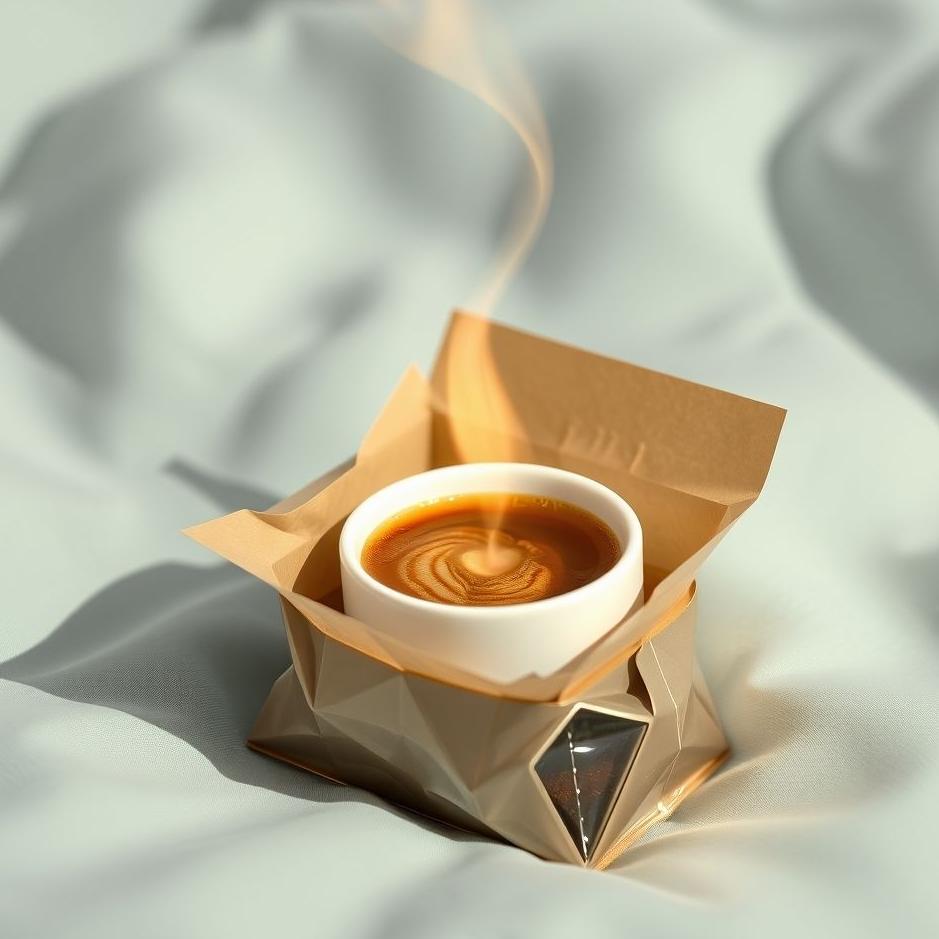 Dream : Coffee in a package in a dream