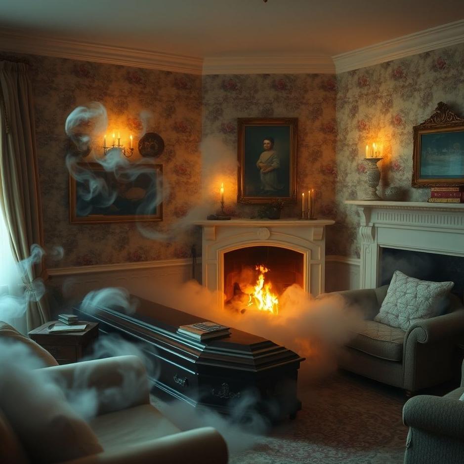 Dream : Coffins at home in a dream