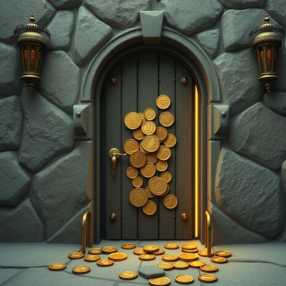 Dream : Coins at the door in a dream