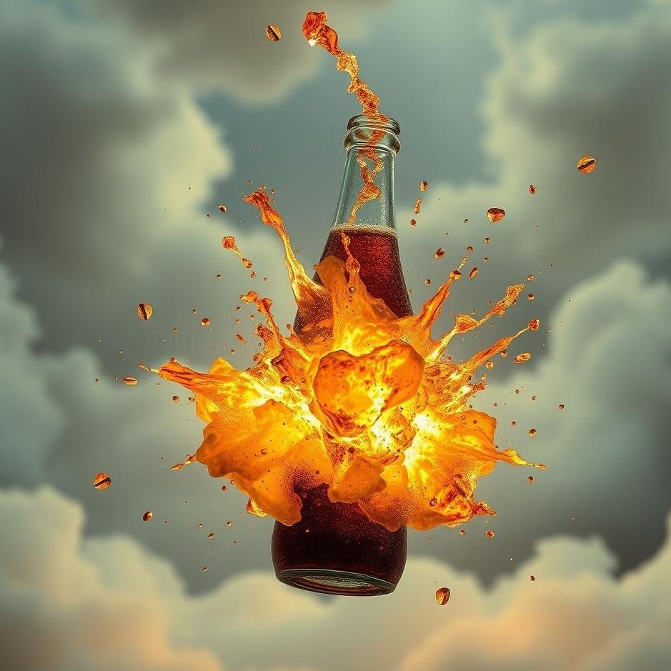 Dream : Cola bottle exploding in a dream